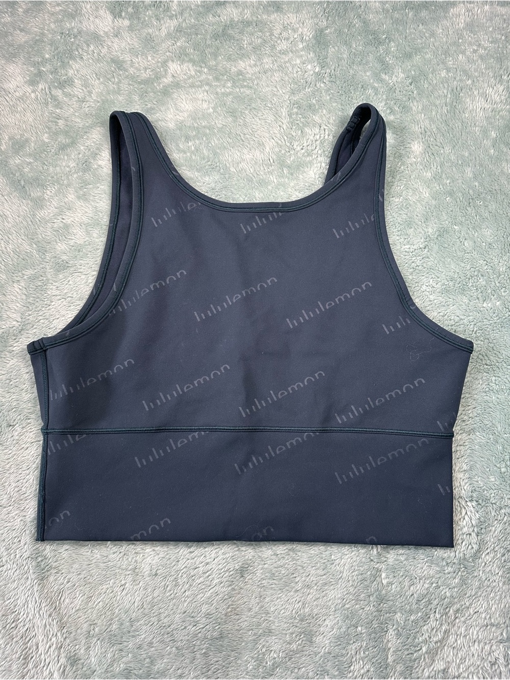 lululemon athletica Women's Navy High-Neck Crop Tank